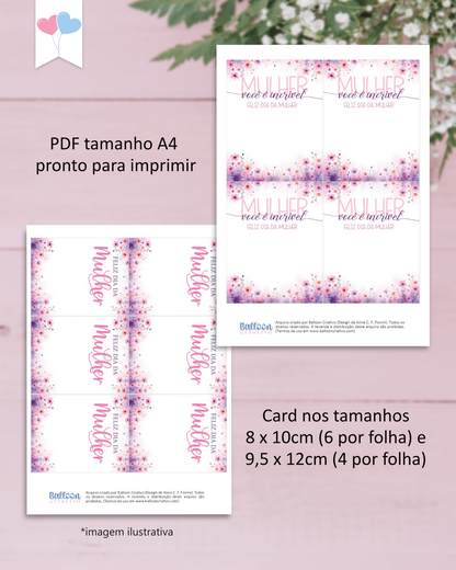 Card Multiuso - Dia da Mulher