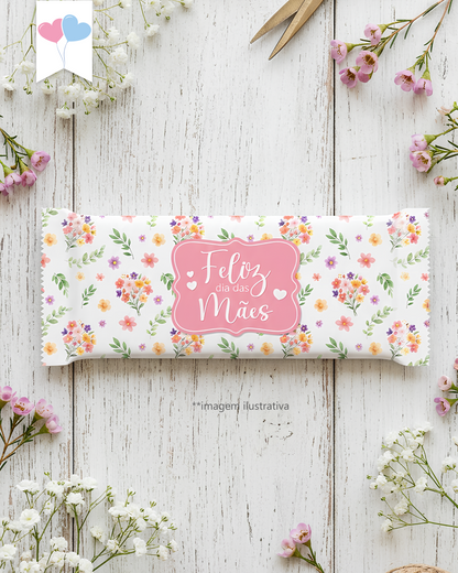 Kit Printable - Arte para Chocolates - Dia das Mães Modelo 2
