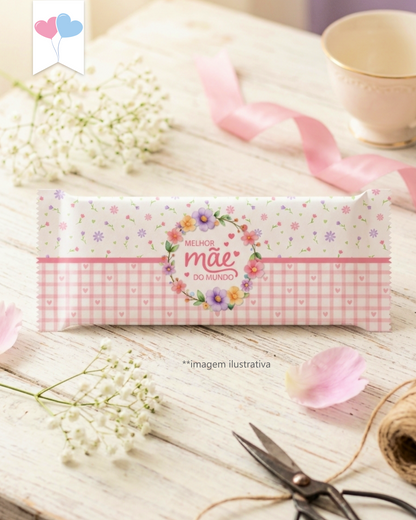 Kit Printable - Arte para Chocolates - Dia das Mães Modelo 2